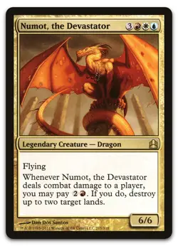 Numot, the Devastator #215 (NM) Commander CMD Magic MTG - Image 1