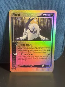 Pokemon TCG Absol EX Dragon 1/97 2003 - E Reader Reverse Holo Mp - Image 1