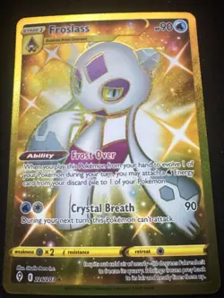 Pokemon TCG Froslass 226/203 SWSH07: Evolving Skies Secret Rare Full Art Holo - Image 1