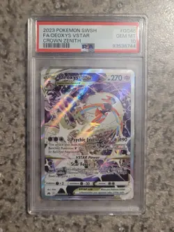 DEOXYS VSTAR - #GG46 - POKEMON SWORD & SHIELD - CROWN ZENITH - PSA 10 - Image 1