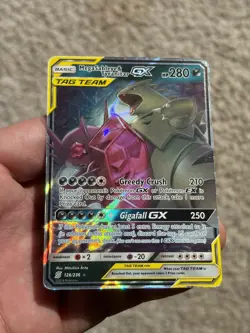 Pokemon Mega Sableye & Tyranitar GX 126/236 Sm-Unified Minds Ultra Rare Holo 28… - Image 1