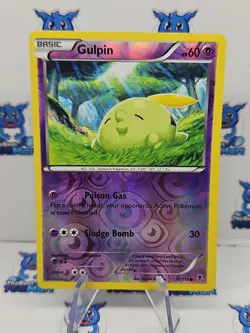 Gulpin - 37/119 - Reverse Holo Pokemon Phantom Forces LP - Image 1