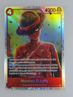 Monkey.D.Luffy OP12-015 SR ONE PIECE Tcg Card Game NM Red - Image 1