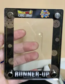 Gold Metal Dragon Ball super card Bgs Psa Top Final Championship Winner case dbs - Image 1