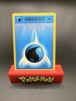WATER ENERGY Pokemon Card WOTC 1st Edition Base Set Shadowless 102/102 NM (B) - Image 1