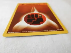 1999 WOTC Pokemon Card Shadowless First 1st Edition Base Fighting Energy 97/102 - Image 3