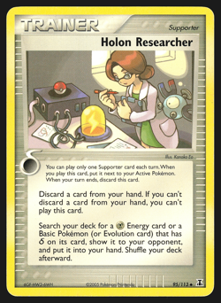 Holon Researcher 95/113 EX Delta Species Pokemon Card MP - Image 1