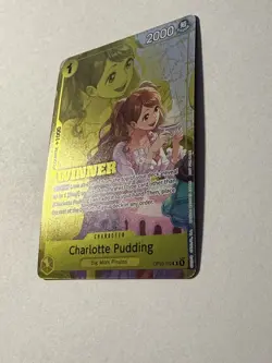 Charlotte Pudding Winner OP03-112 One Piece Promotion Card Foil - Image 4