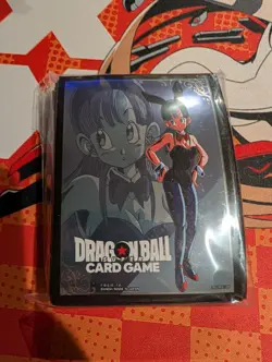 Dragon Ball Super official card sleeves limited Edition 03 Bulma 64 count sealed - Image 1