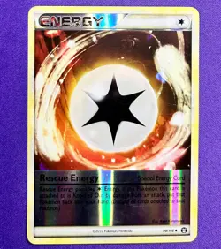 Rescue Energy | 90/102 | HGSS Triumphant | Pokemon TCG Card Reverse Holo | LP - Image 1