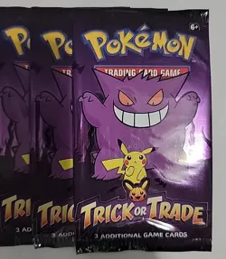 *NEW* 13 Packets Of Pokemon Trick or Trade 2022 Booster Packs (39 Cards) - Image 1