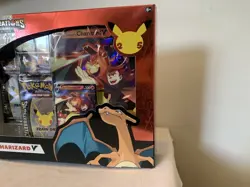 Pokemon TCG Celebrations Collection Lance's Charizard V Box 25th Sealed NEW 820650809392 - Image 3
