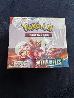 Pokemon Sword & Shield: Battle Styles Booster Box "Case Fresh" In Acrylic Case - Image 2