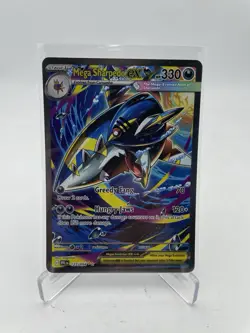 Mega Sharpedo ex 127/094 Me02: Phantasmal Flames Holo Pokemon - Image 1