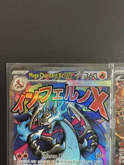 Pokemon Mega Charizard X EX Holo & Oricorio EX Holo MEP 023 024 Card Lot - Image 2