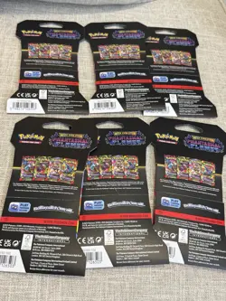 AUTHENTIC NEW Pokemon TCG Mega Evolution Phantasmal Flames Booster Pack BUNDLE 6 - Image 2