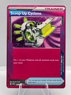 Scoop Up Cyclone 162/167 ACE SPEC Rare Twilight Masquerade Pokemon NM - Image 1