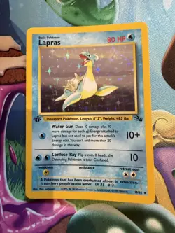 Lapras - Fossil - 1st Edition - 10/62 - Holo - English - Pokemon TCG - Image 1