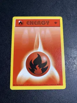 Fire Energy - 98/102 ~ 1st Edition Shadowless Base Set ~ Pokemon ~ - Image 1