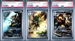 PSA 10 - Axew Fraxure Haxorus /086 AR [SEQ] SV11B Black Bolt - Pokemon - Image 1