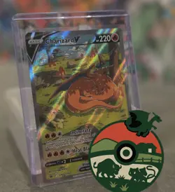 Charizard V SWSH260 - Sword And Shield Black Star Promo Sleeping Zard - Holo - Image 1