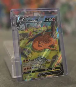 Charizard V SWSH260 - Sword And Shield Black Star Promo Sleeping Zard - Holo - Image 2
