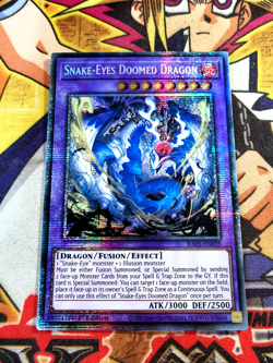 Snake-Eyes Doomed Dragon ra05-en039 (NEW) Starlight Rare Yu-Gi-Oh! - Image 1