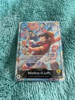 OP15-098 Monkey.D.Luffy Alt Art Leader One Piece Card English - Image 1