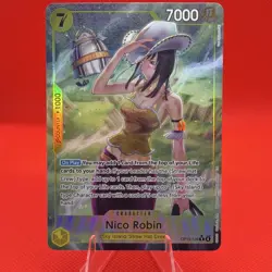 Bandai One Piece CCG Nico Robin OP05-109 Super Rare Alt Art Foil English - Image 1