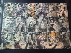 One Piece 18 Collectible Character Anime Waifu Ultra Premium Ink Paint Card - Image 1