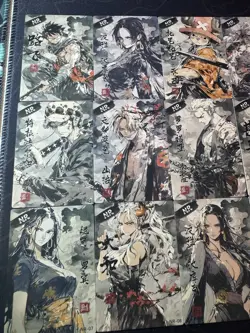 One Piece 18 Collectible Character Anime Waifu Ultra Premium Ink Paint Card - Image 2