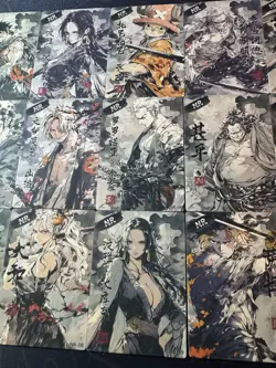 One Piece 18 Collectible Character Anime Waifu Ultra Premium Ink Paint Card - Image 3
