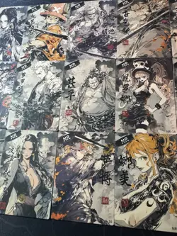 One Piece 18 Collectible Character Anime Waifu Ultra Premium Ink Paint Card - Image 4