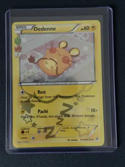 Dedenne RC10/RC32 Generations Holo Near Mint Pokemon Card Radiant Collection - Image 1