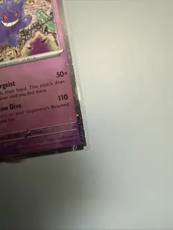 Gengar (Cosmos Holo) Rare Miscellaneous Cards & Products 094/165 - Front Crease - Image 3