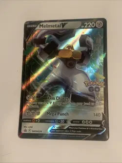 Melmetal V SWSH224 Black Star Promo Sword & Shield Ultra Rare Pokemon Card - Image 1