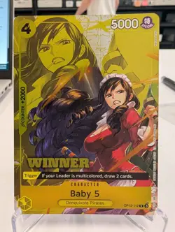 Baby 5 (Winner Pack 2026 Vol. 1) OP12-112 One Piece Promotion Cards Foil - Image 1