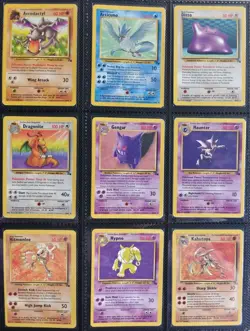 Complete Fossil Non Holo Set 16-62 Pokemon Cards Pokemon WOTC TCG 1999 Gengar - Image 1
