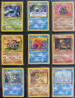 Complete Fossil Non Holo Set 16-62 Pokemon Cards Pokemon WOTC TCG 1999 Gengar - Image 5