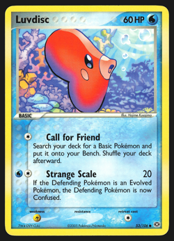 Luvdisc 53/106 EX Emerald Pokemon Card LP - Image 1