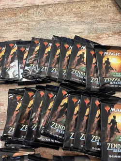 Magic The Gathering Lot Of 60 Set Booster Packs D&D Forgotten Realms Zandikar Ri - Image 3