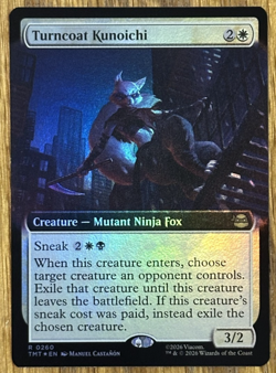 MTG Teenage Mutant Ninja Turtles, Turncoat Kunoichi - Extended Art Foil - Image 1