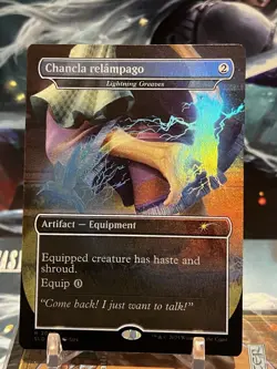 MTG | Chancla relampago - Lightning Greaves [Secret Lair Nuestra] ✨FOIL✨ - Image 2