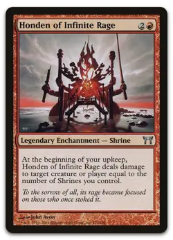 Honden of Infinite Rage #172 (LP) Champions of Kamigawa CHK Magic MTG - Image 1