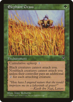 Elephant Grass (MP) Visions VIS Magic MTG - Image 1