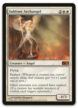 Sublime Archangel #36 (LP) Magic 2013 M13 Magic MTG - Image 1