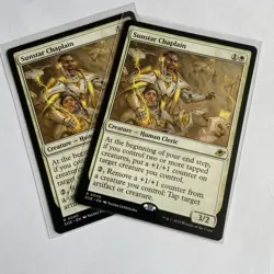 MTG Edge of Eternities - X2 Sunstar Chaplain Rare 0040 NM - Image 1