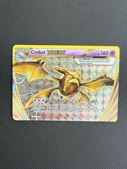 Pokemon Crobat Break Holo Promo XY181 - 2017 XY Horizontal Card LP - Image 1