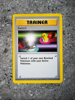 Pokemon TCG Cards SHADOWLESS Base Set Switch 95/102 EXC-NM - Image 3