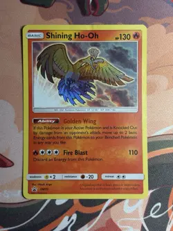 Shining Ho-Oh SM70 SM Black Star Holo Rare Promos Pokemon 2017 Card MP HP - Image 2
